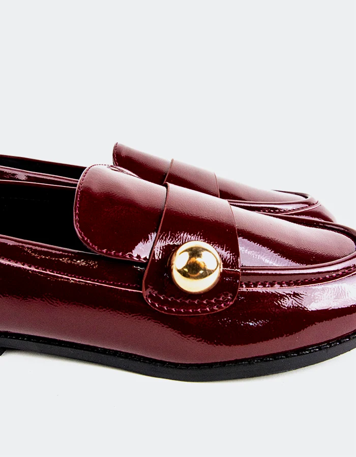 Gamine Burgundy Patent