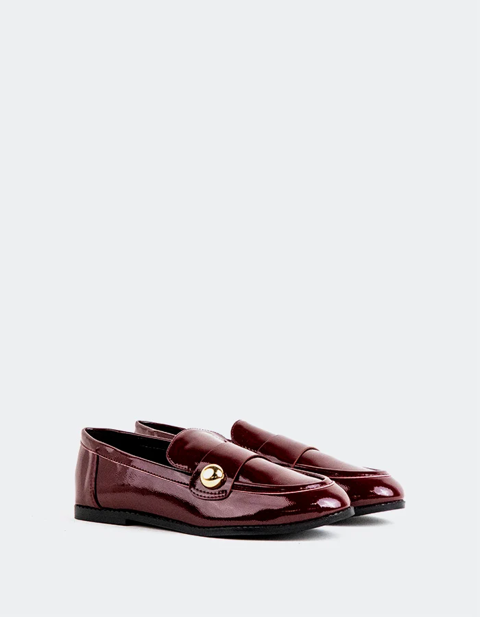 Gamine Burgundy Patent