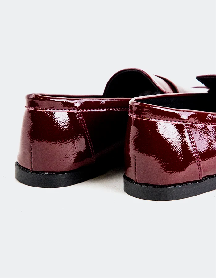 Gamine Burgundy Patent