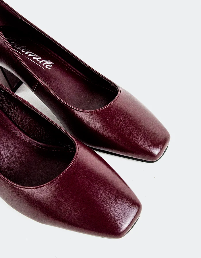 Sephina Burgundy Leather