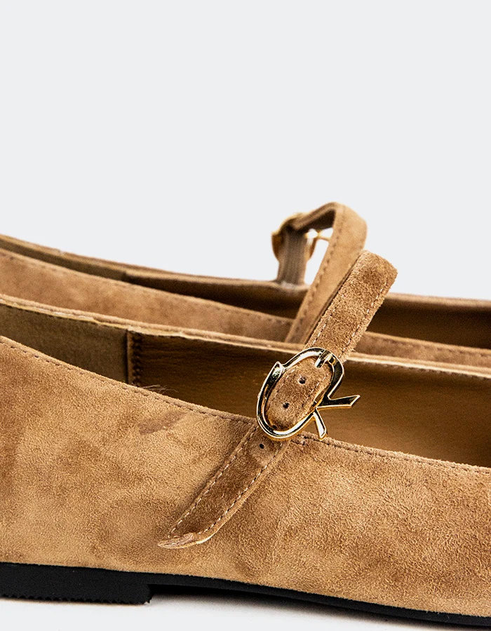 Phylia Taupe Suede