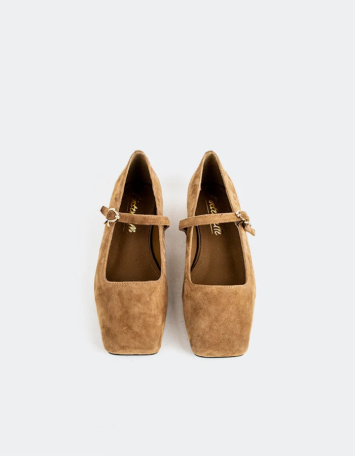 Phylia Taupe Suede
