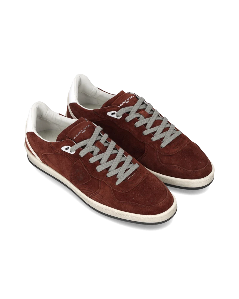 Sneakers Pgal Men, Burgundy White