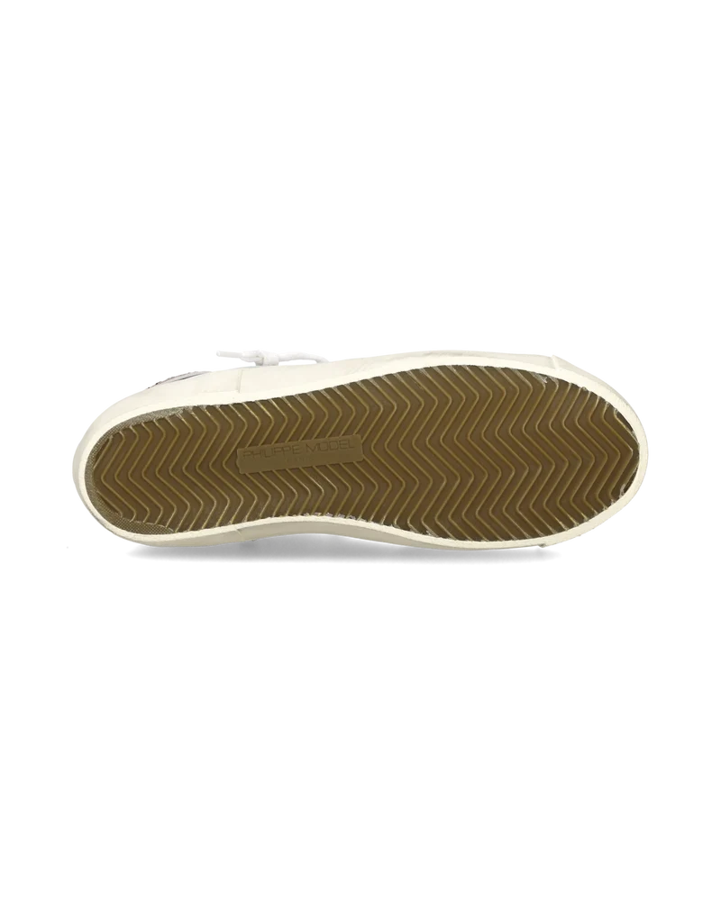 Sneakers Prsx Women, White Light Blue Animal-Print