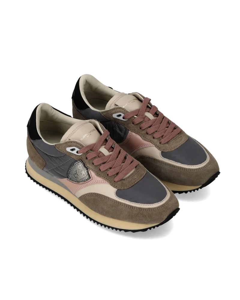 Sneakers Blville Women, Mud Anthracite Grey Pink