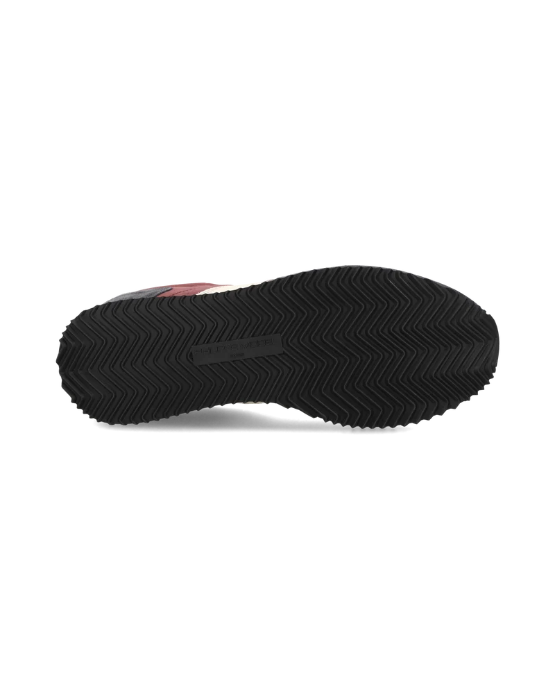 Sneakers Blville Men, Anthracite Grey Burgundy Ivory