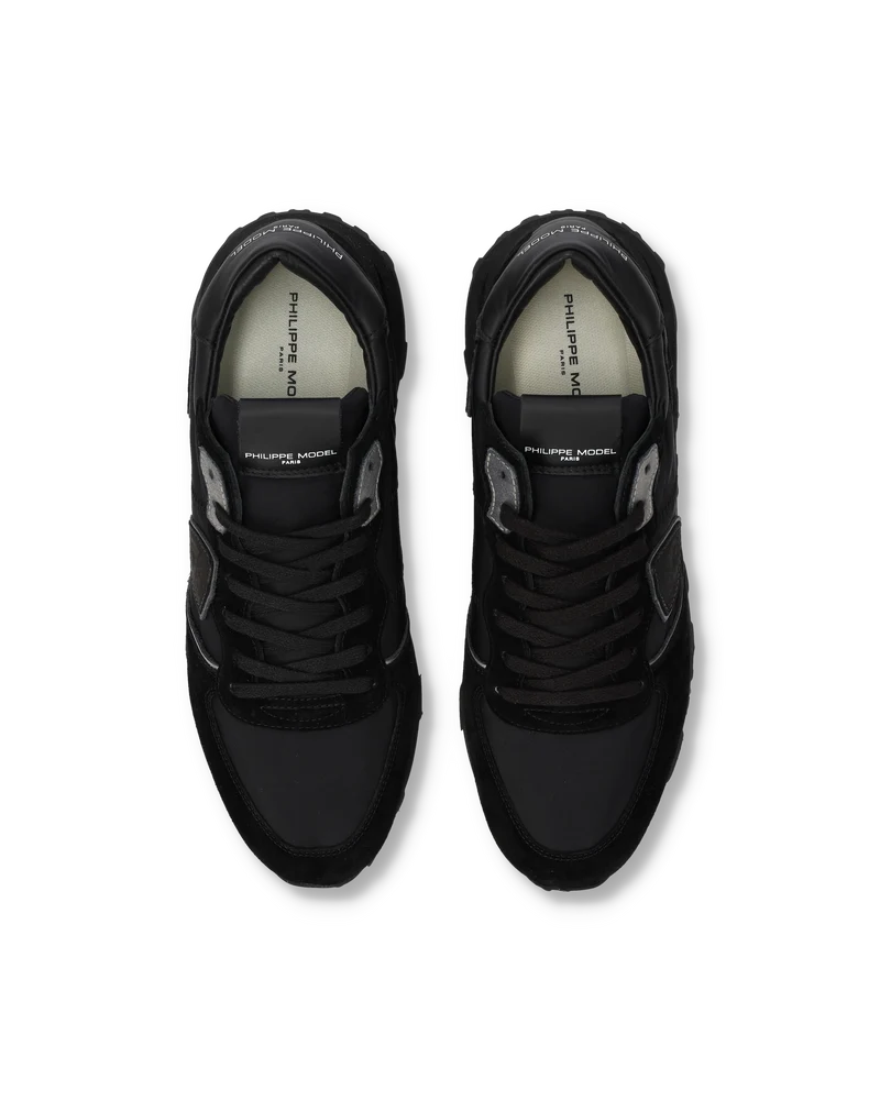 Sneakers Tropez Haute Men, Black Anthracite Grey