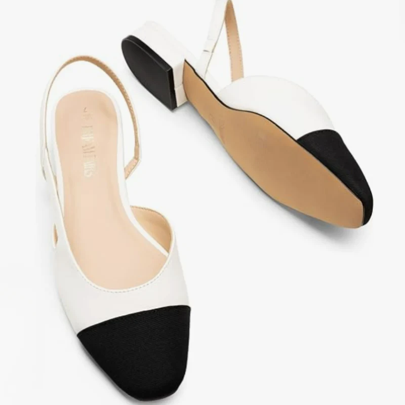Summer Sandals with Mini Square Heel