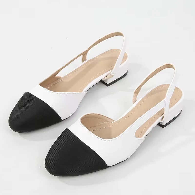 Summer Sandals with Mini Square Heel