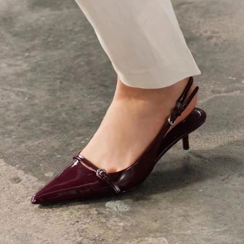 Low Heel Pumps Sandals