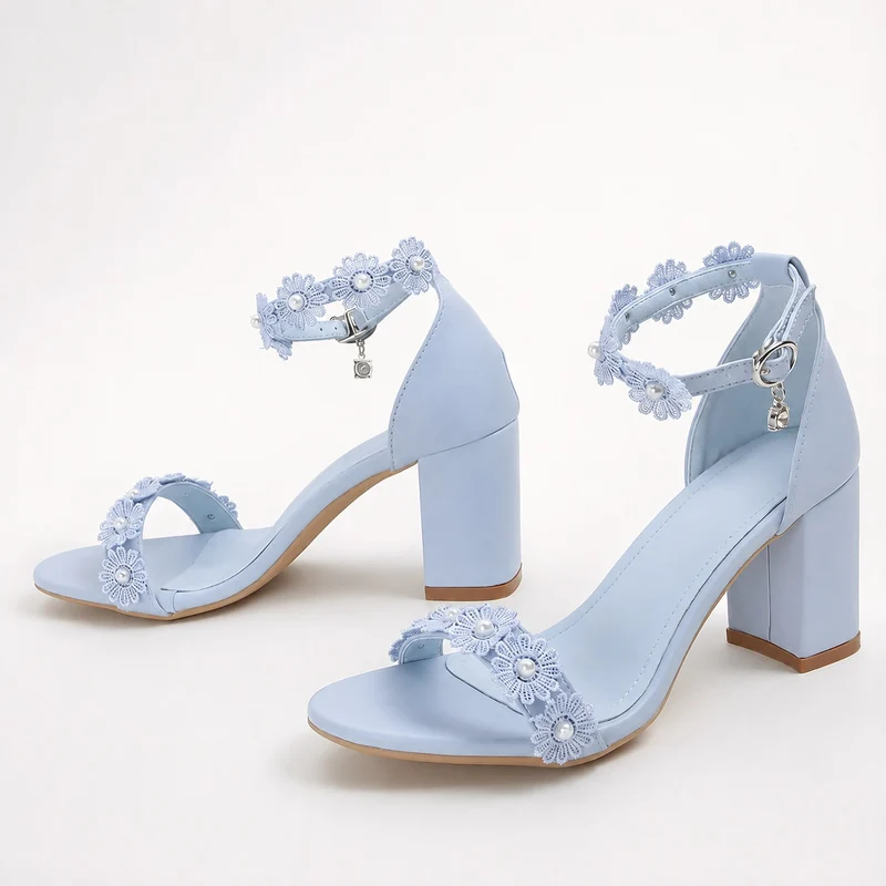 Wedding Sandals with Flower