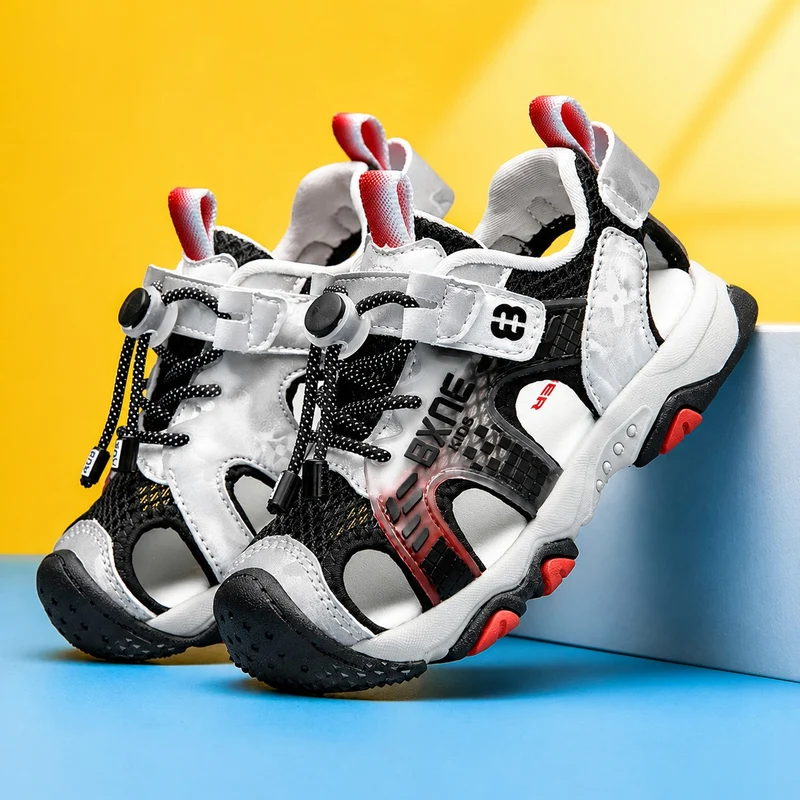 Modern Style Flexible Boy's Sandal