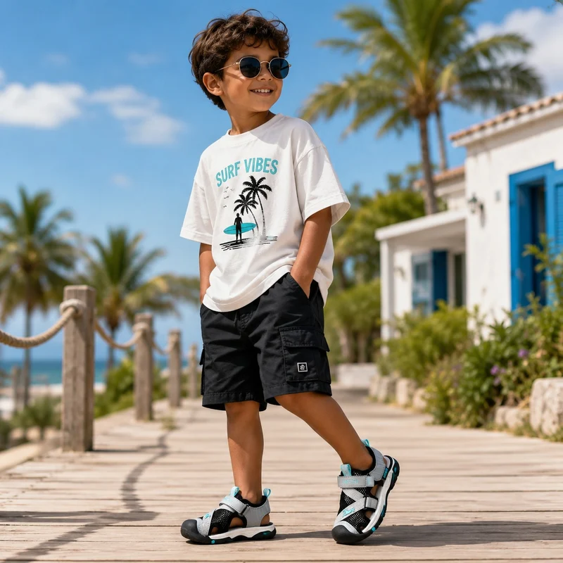Boys' Open and Non-Slip Sandal