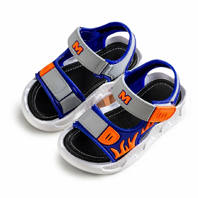 Boy's Sandal with Flames on the Side