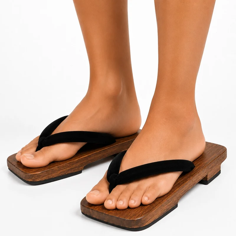 Traditional Japanese Geta Style Sandal