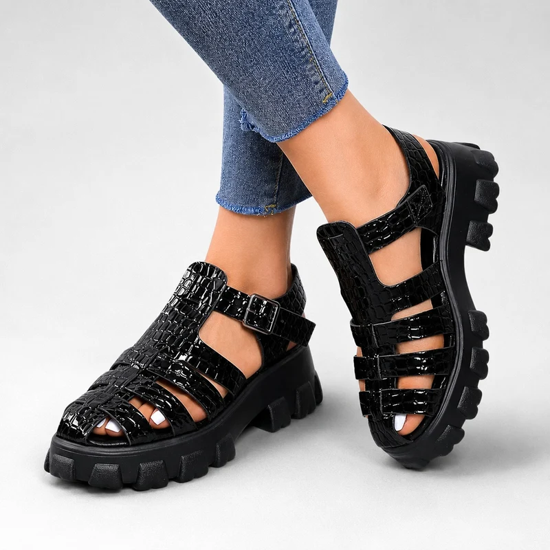 Women's Platform Style Gladiator Sandals with Heels