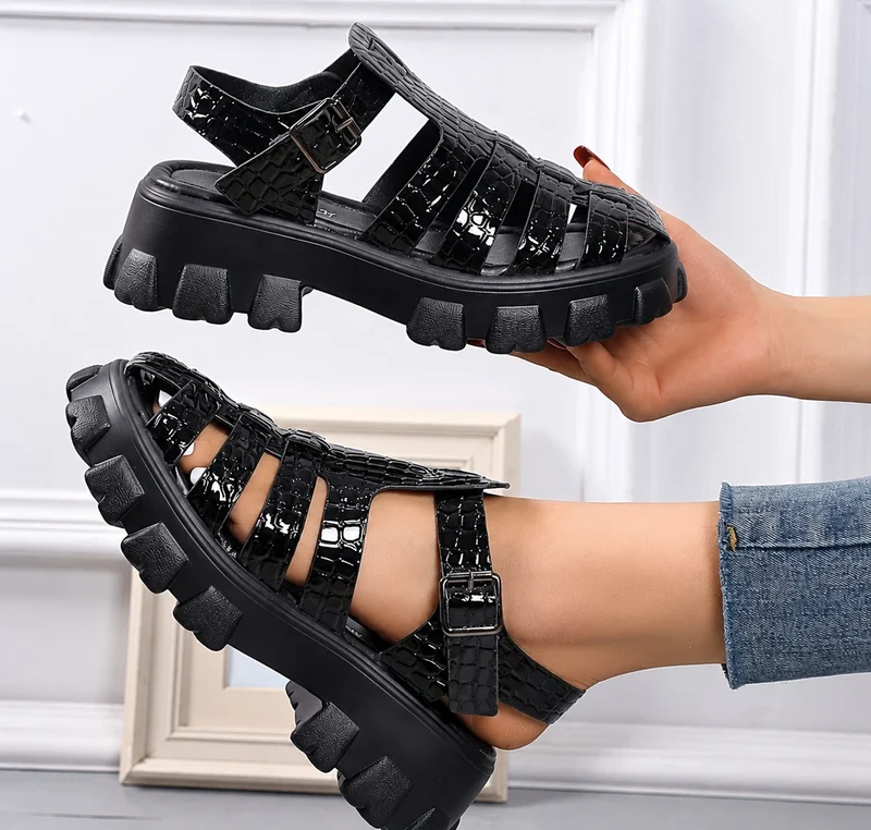 Women's Platform Style Gladiator Sandals with Heels