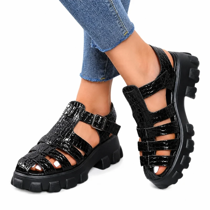 Women's Platform Style Gladiator Sandals with Heels