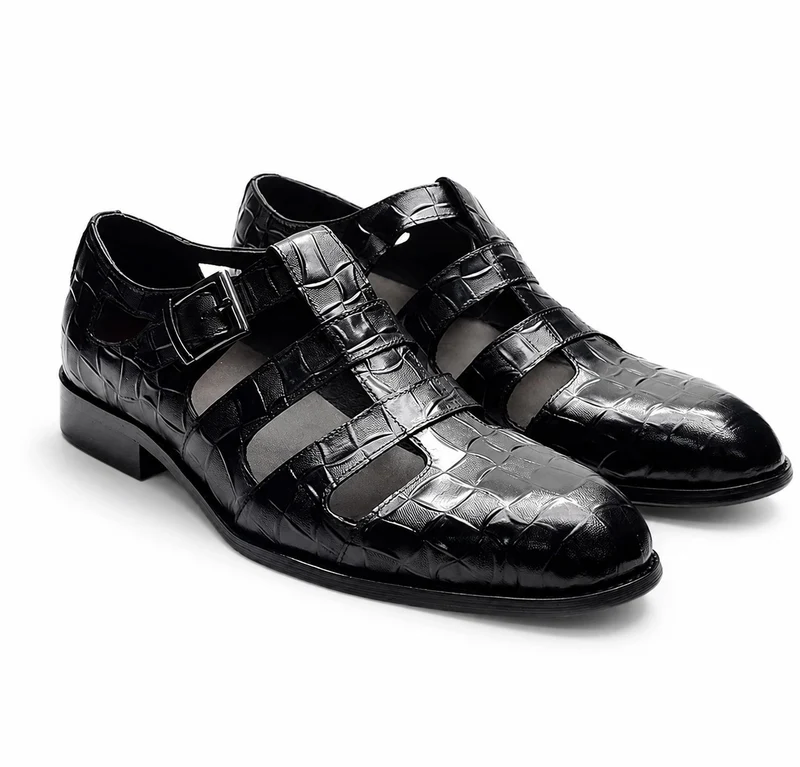 Men's Leather Shoe Style Sandal