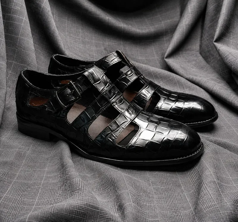 Men's Leather Shoe Style Sandal
