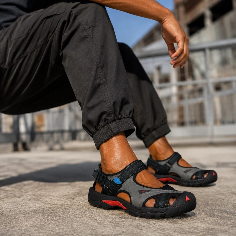 Men's Breathable Hiking Sandals with Strap