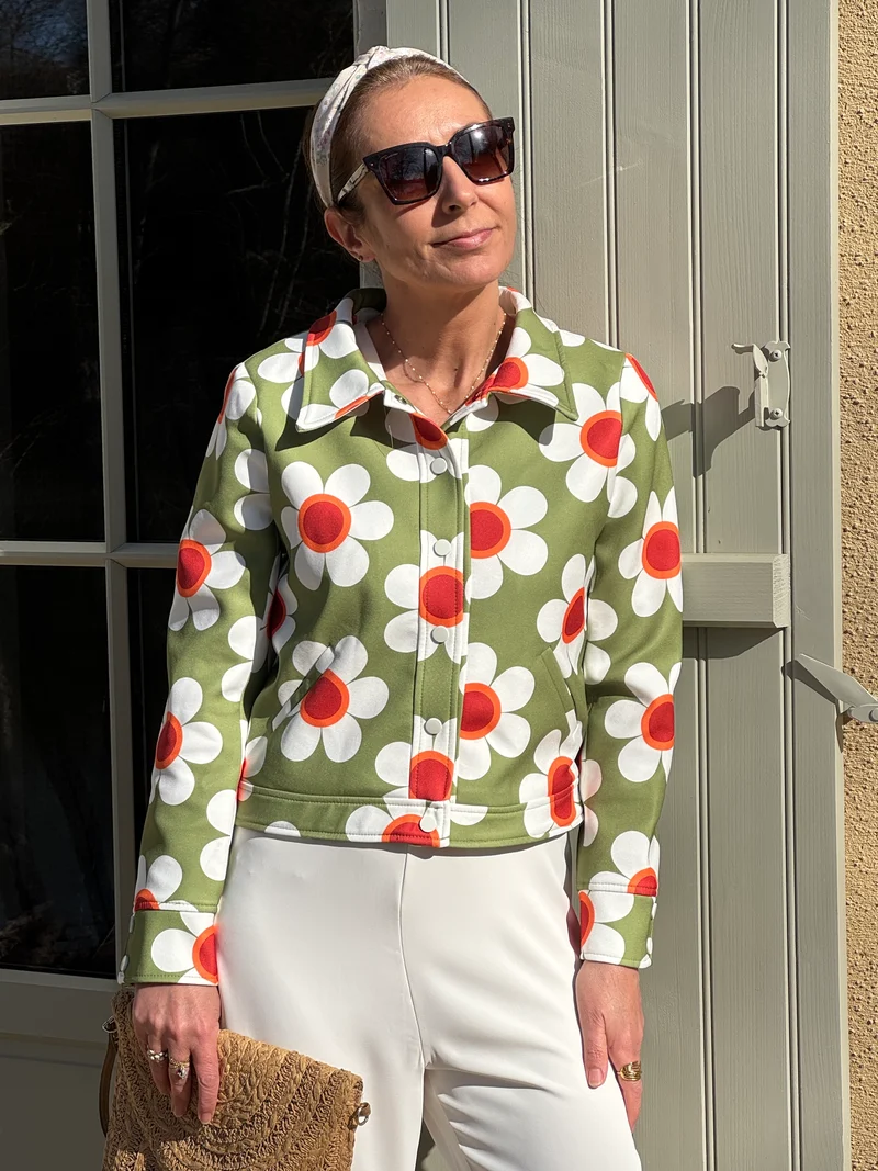 Veste verte SEVENTIES n°39 Hippocampe