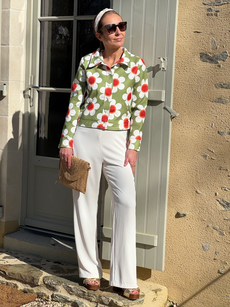 Veste verte SEVENTIES n°39 Hippocampe