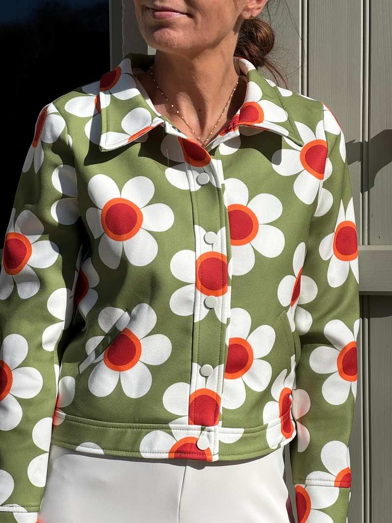 Veste verte SEVENTIES n°39 Hippocampe
