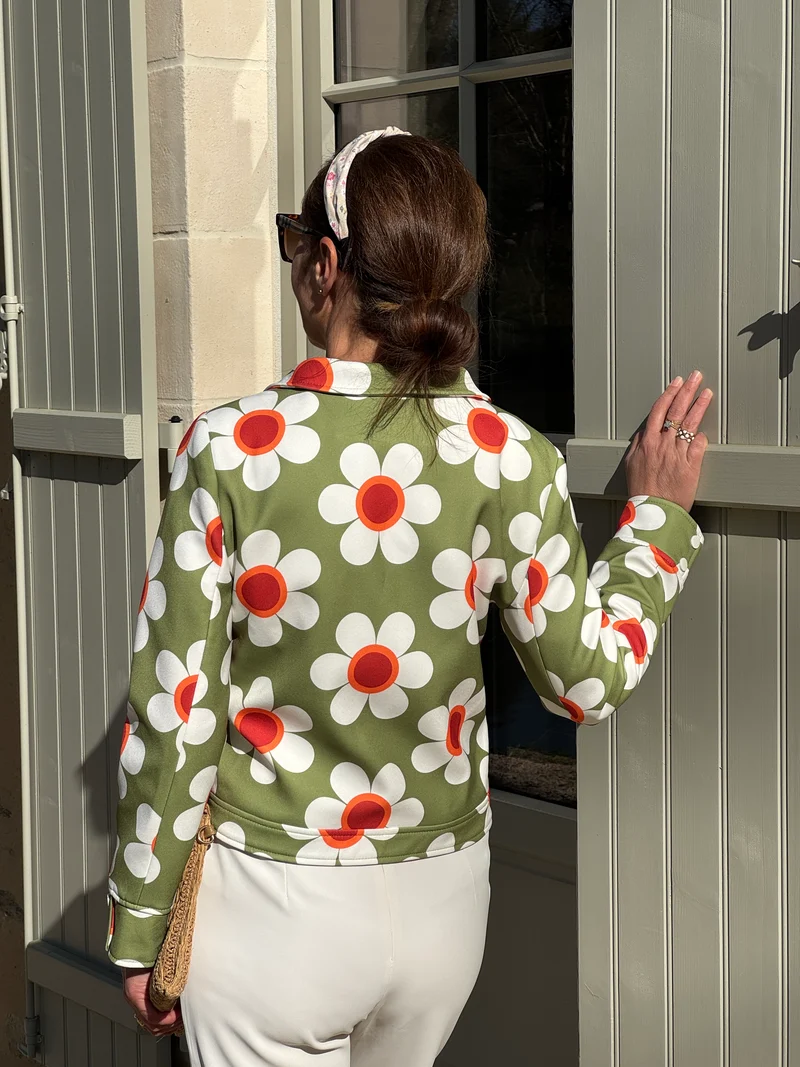 Veste verte SEVENTIES n°39 Hippocampe