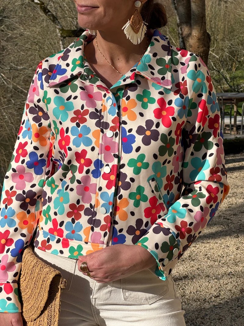 Veste multicolores SEVENTIES n°67 Hippocampe