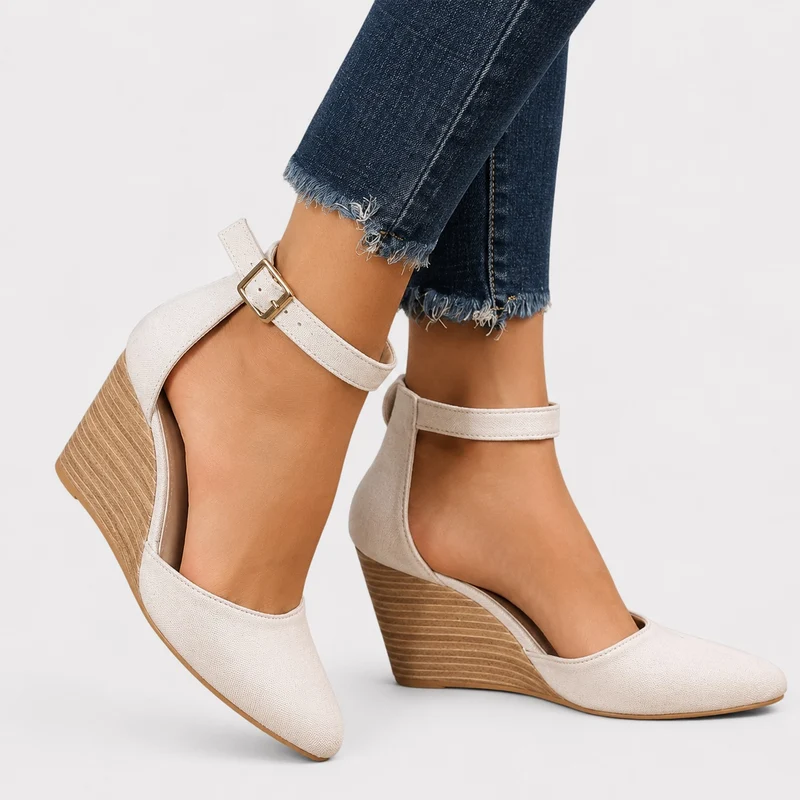 Ankle Strap Wedge Sandals
