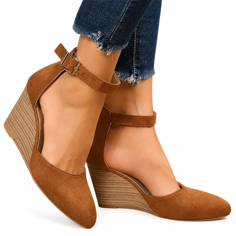Ankle Strap Wedge Sandals