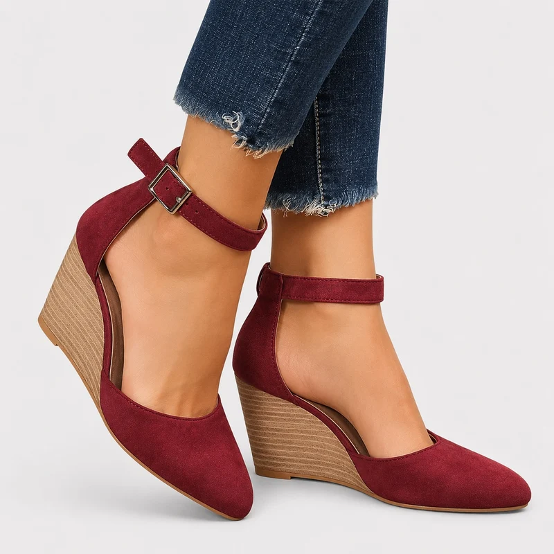 Ankle Strap Wedge Sandals