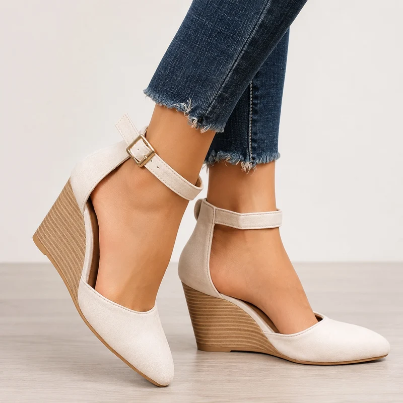 Ankle Strap Wedge Sandals