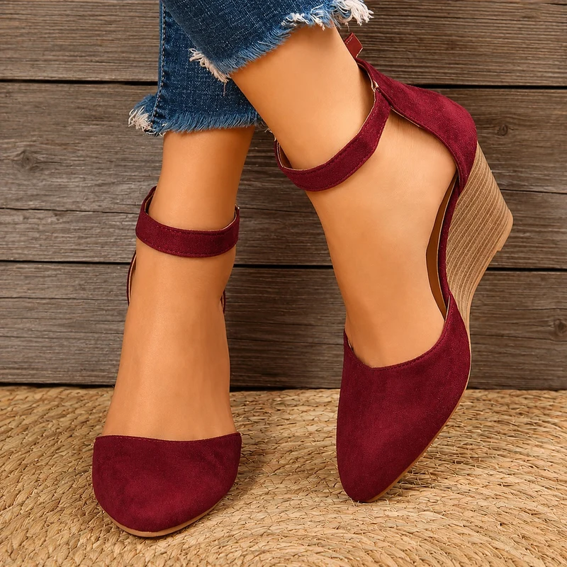Ankle Strap Wedge Sandals