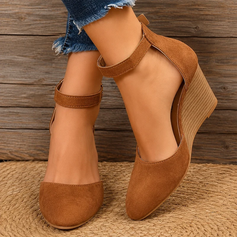 Ankle Strap Wedge Sandals