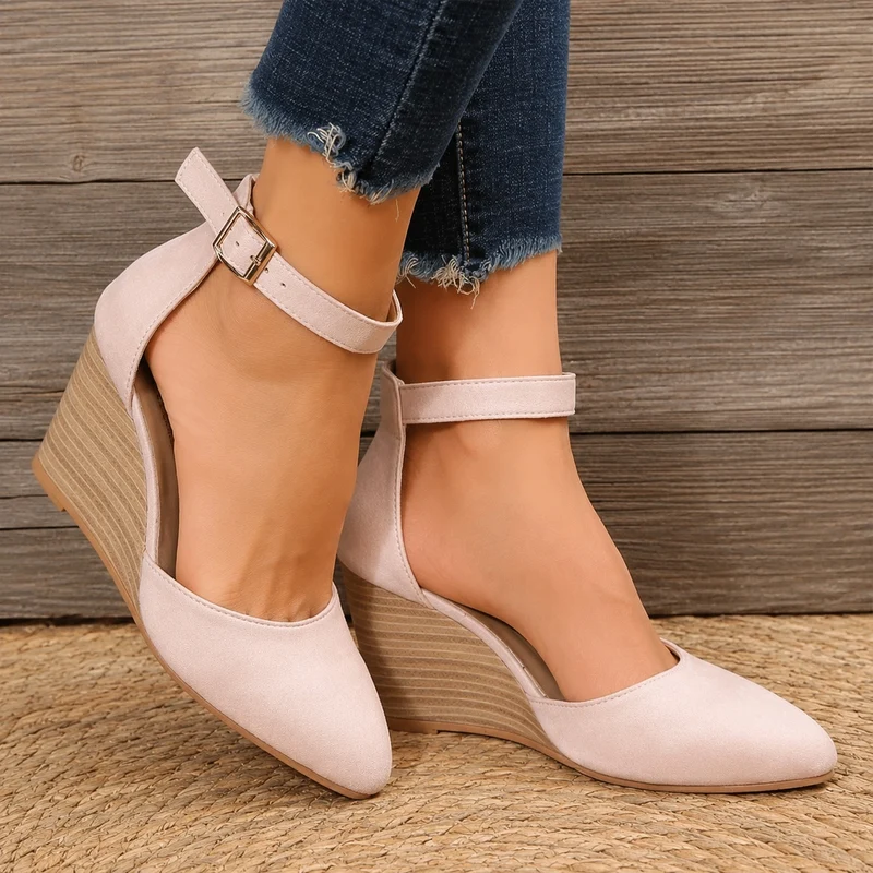Ankle Strap Wedge Sandals