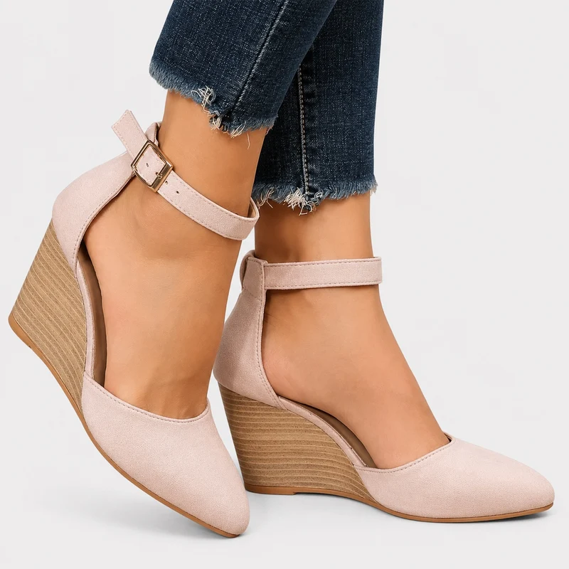 Ankle Strap Wedge Sandals