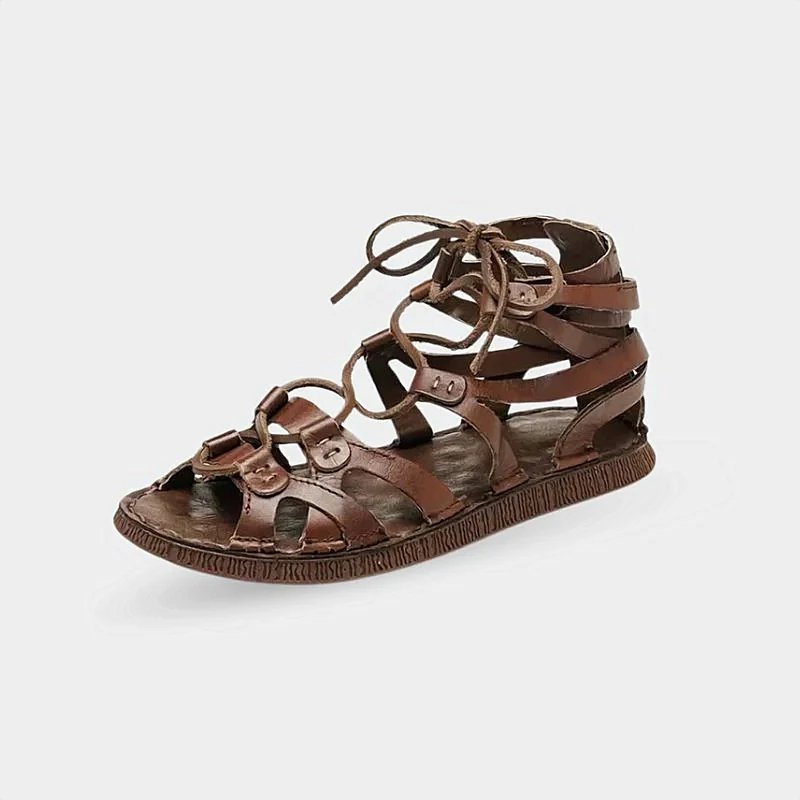 Men's Leather Roman Sandals