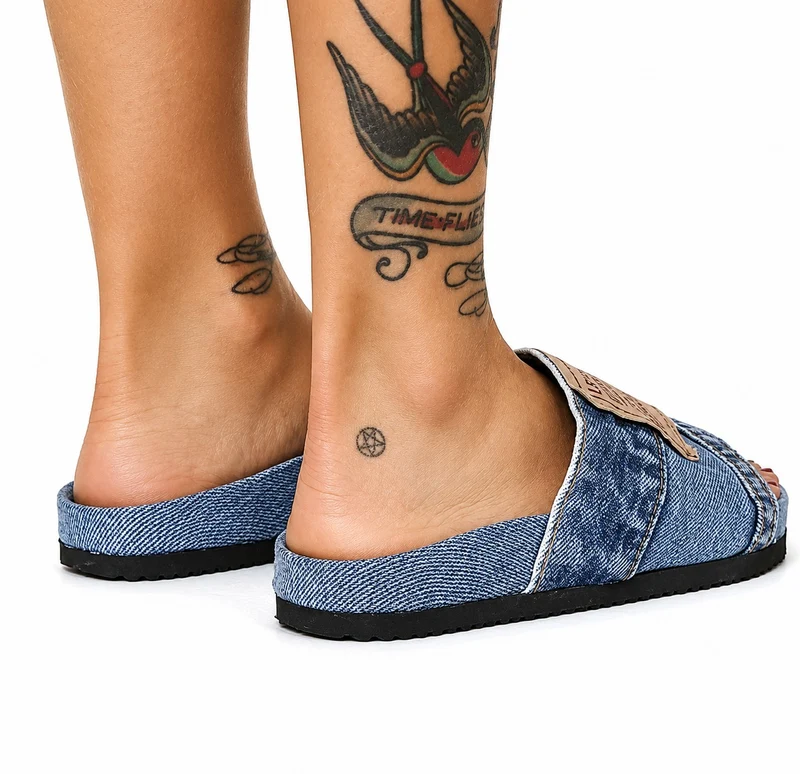 Vintage Denim Sandals
