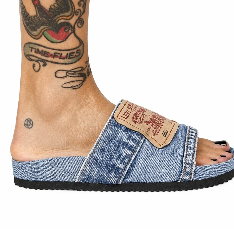 Vintage Denim Sandals