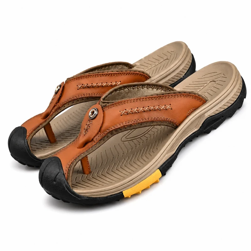 Genuine Leather Sandals for Men