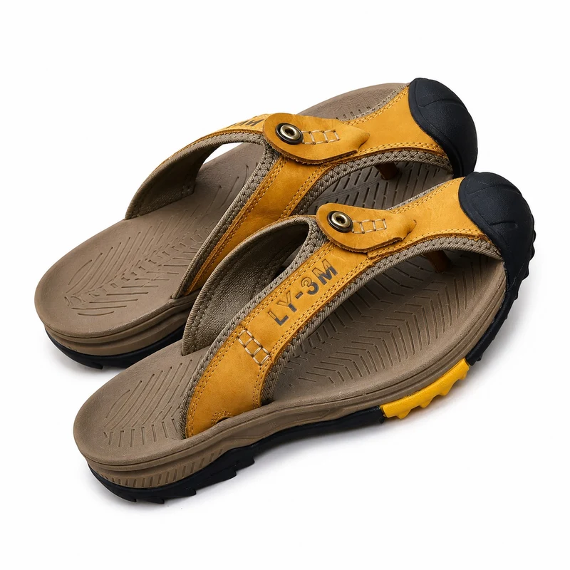 Genuine Leather Sandals for Men