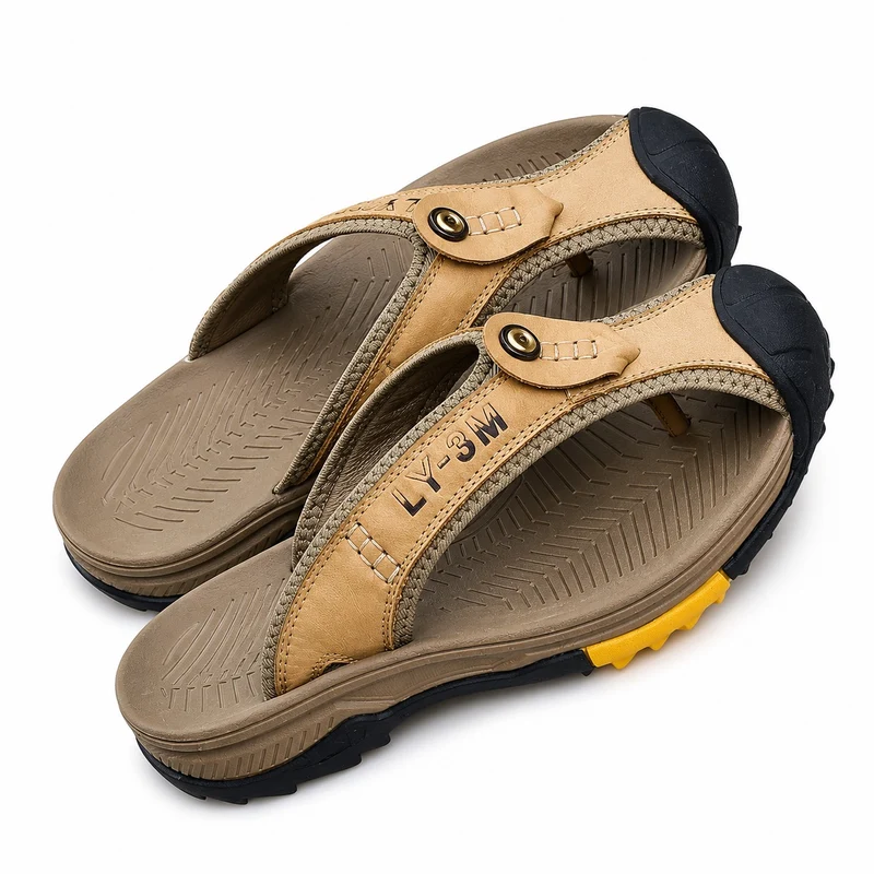 Genuine Leather Sandals for Men