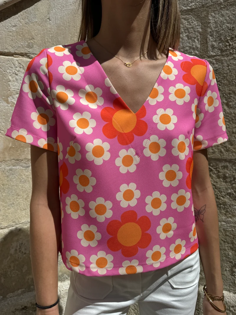 Top SEVENTIES n°36 fushia Hippocampe