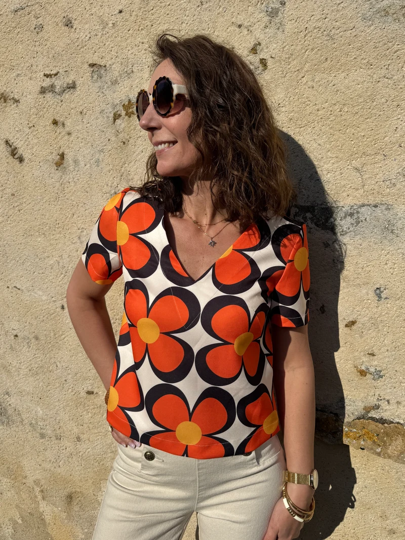 Top SEVENTIES n°107 orange Hippocampe