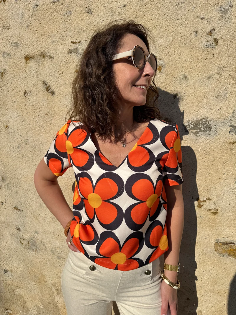 Top SEVENTIES n°107 orange Hippocampe
