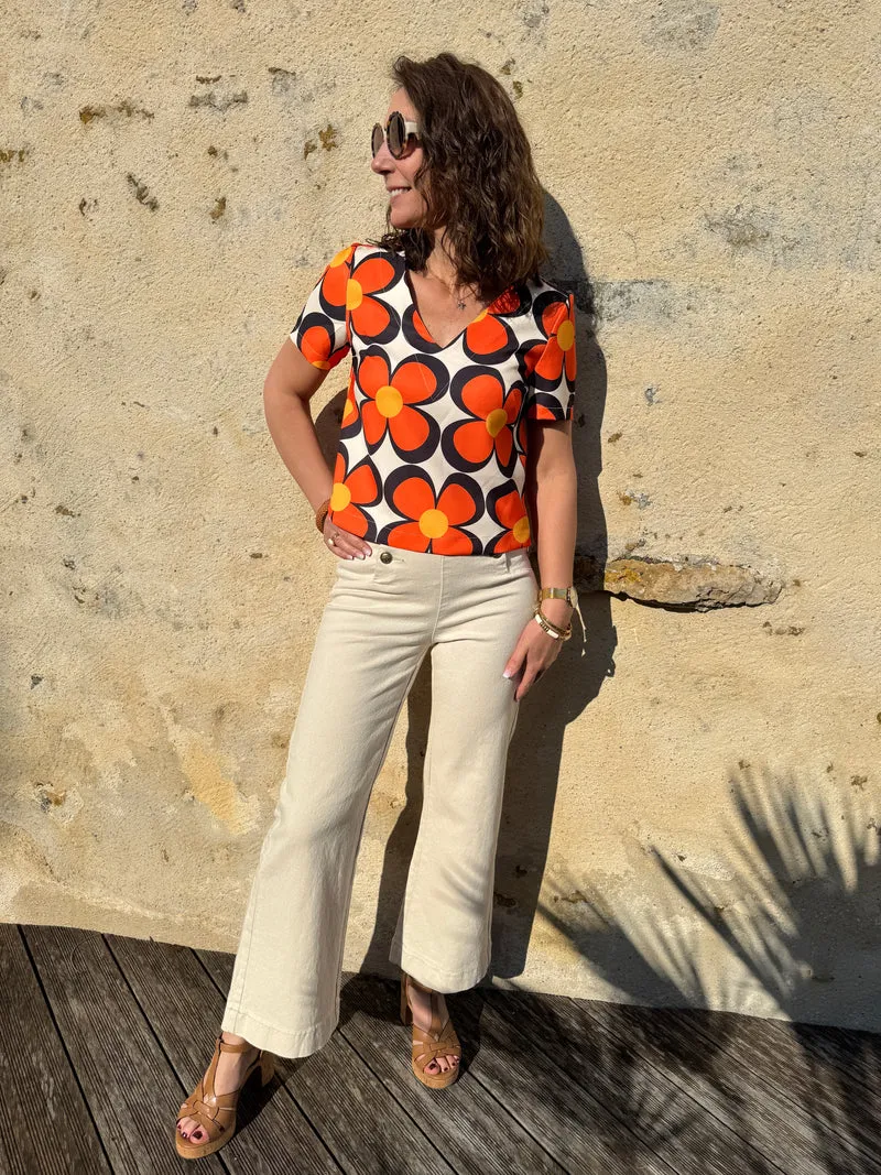 Top SEVENTIES n°107 orange Hippocampe