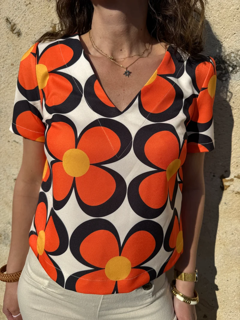 Top SEVENTIES n°107 orange Hippocampe