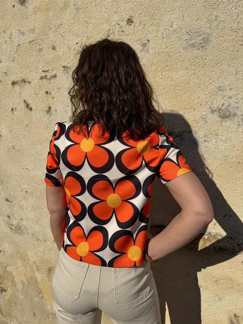 Top SEVENTIES n°107 orange Hippocampe